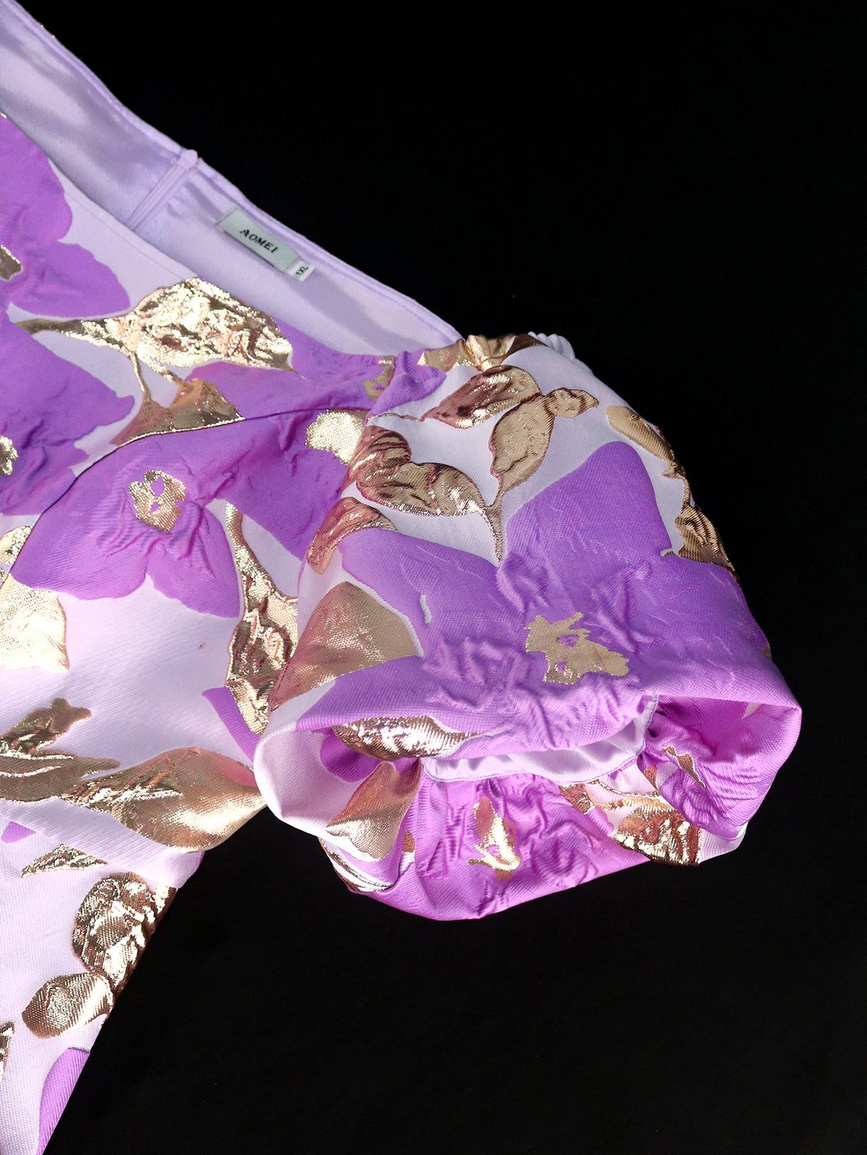 ONTINVA Women Luxury Embroidery Dress Puffy Bare Shoulder Jacquard Pleated Princess Dress Modest Vintage Celebrity Party Prom Ball Gowns