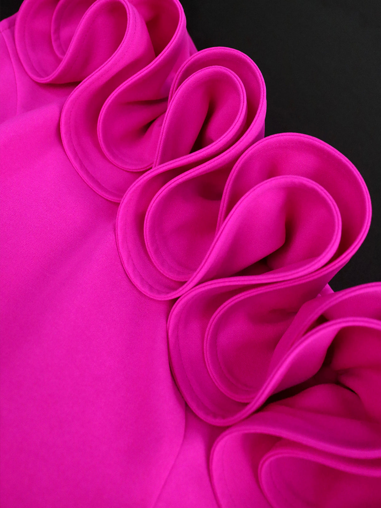ONTINVA Pink Pleated Party Dresses A Line
