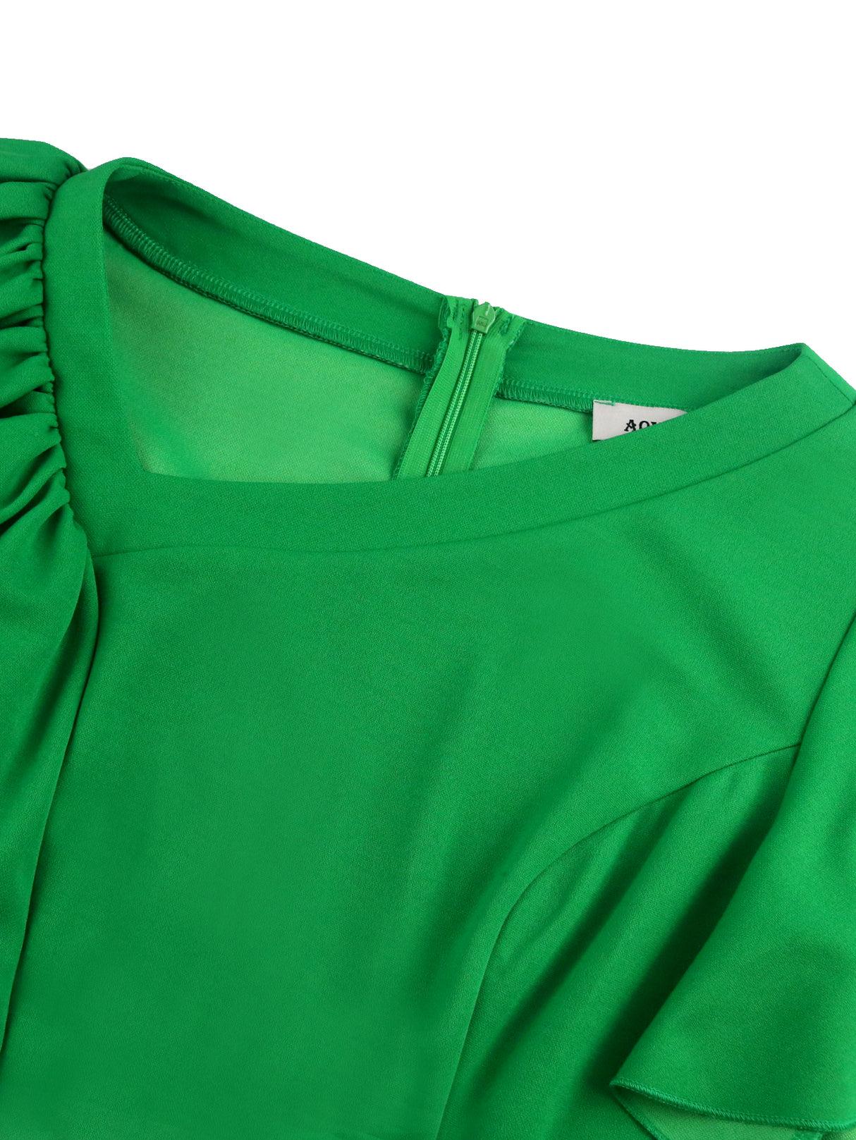 ONTINVA Women Pleated A Line Midi Dresses For Office Lady