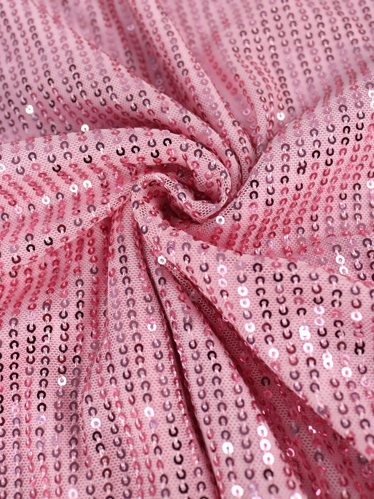 ONTINVA Elegant Pink Evening Off Shoulder Sequins Dress