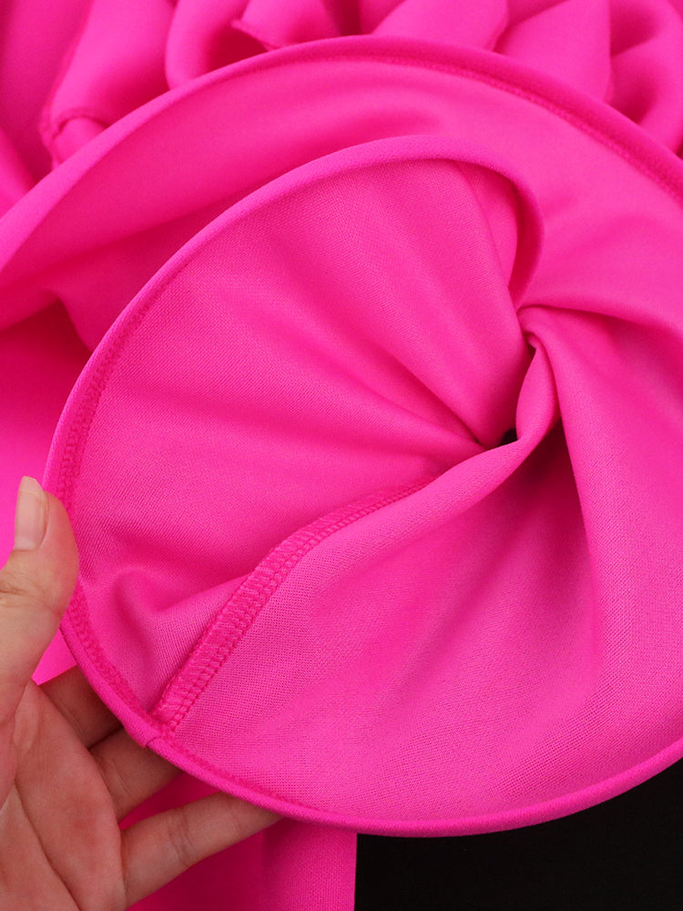 ONTINVA V Neck Ruffles Sleeveless Bodycon Dresses