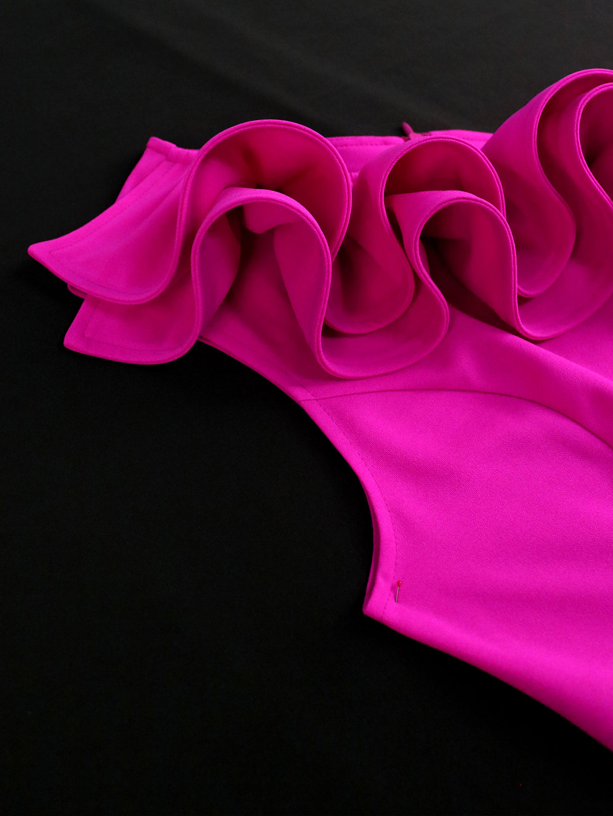 ONTINVA Pink Pleated Party Dresses A Line