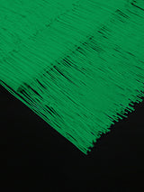 ONTINVA Green Tassel Dress Women Bodycon Off Shoulder Fringe Backless Midi Big Size 4XL Birthday Party Club Date Night Event Robes