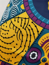 ONTINVA Printed Patchwork Tassels Package Hip Floral Skirt