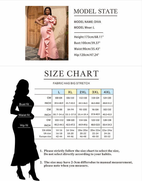 ONTINVA Pink Sleeveless Spaghetti Straps Big Flower Ruffles Long Party Dress