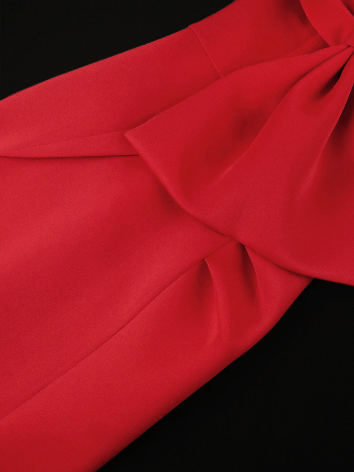 ONTINVA Maxi One Shoulder Bow Birthday Dress Slit