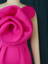 ONTINVA Bodycon Formal Evening Cocktail Party Flower Sheath Dress