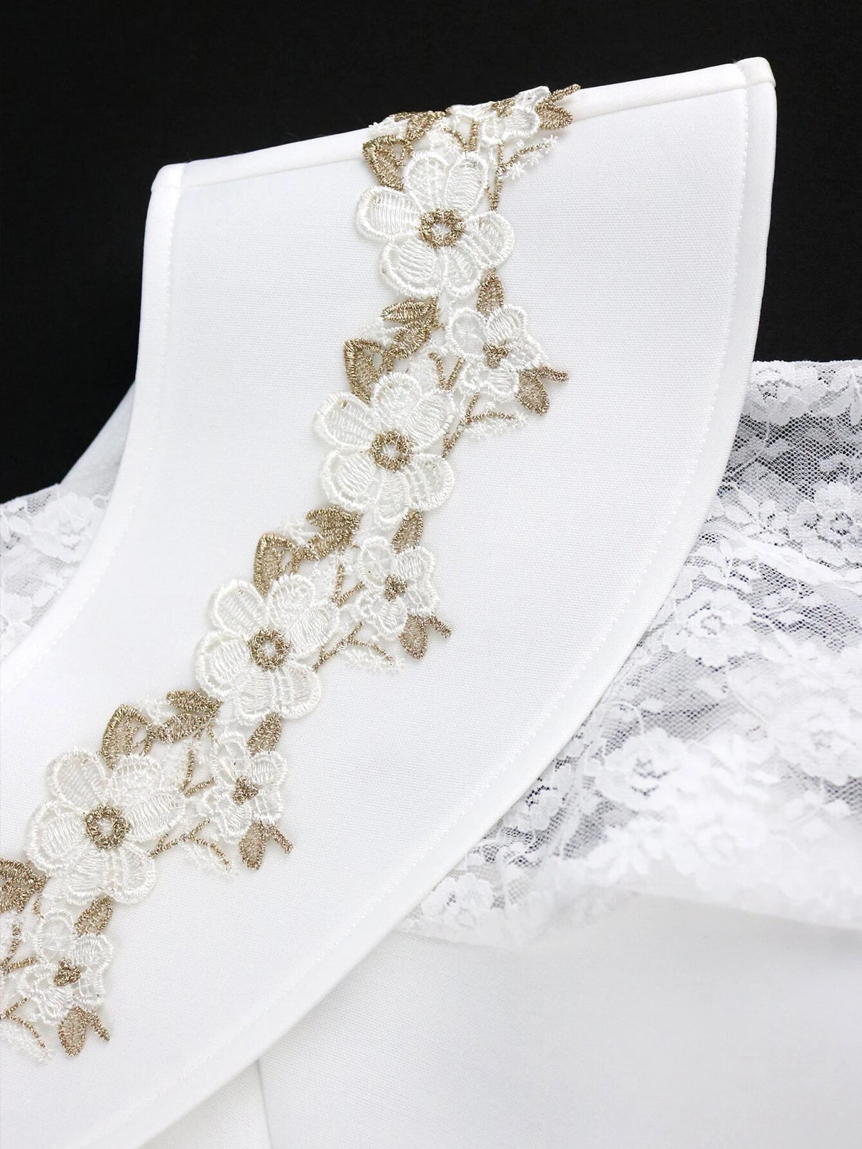 ONTINVA Elegant Party Lace See Through Sleeve Dress