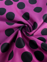 ONTINVA Polka Dot Printed Jumpsuit Plus Size One Shoulder