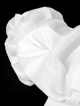 ONTINVA Plus Size Off Shoulder Ruffles Wedding Dress
