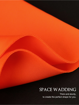 ONTINVA Backless Orange Big Bow Dress Party High Slit